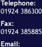 Telephone: 01924 386300 Fax: 01924 385885
